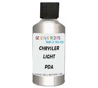 SCOOBYS PAINTS BACK IN THE MIX Touch Up Paint Compatible With Chrysler Light Greystone Pda Scratch Fix Automotive Grey Car (30Ml)