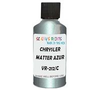 SCOOBYS PAINTS BACK IN THE MIX Touch Up Paint Compatible With Chrysler Matter Azur Vr-212/C Scratch Fix Automotive White Car (30Ml)