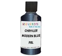 SCOOBYS PAINTS BACK IN THE MIX Touch Up Paint Compatible With Chrysler Modern Blue Pearl Metallic Pbl Scratch Fix Automotive Car (30Ml)