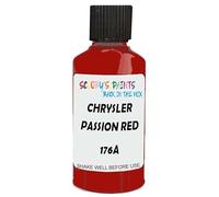 SCOOBYS PAINTS BACK IN THE MIX Touch Up Paint Compatible With Chrysler Passion Red 176A Scratch Fix Automotive Car (30Ml)