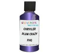 SCOOBYS PAINTS BACK IN THE MIX Touch Up Paint Compatible With Chrysler Plum Crazy Pearlcoat Fhg Scratch Fix Automotive Purple Car (30Ml)