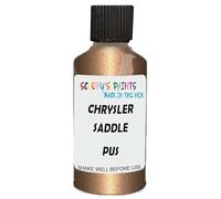 SCOOBYS PAINTS BACK IN THE MIX Touch Up Paint Compatible With Chrysler Saddle Brown Pus Scratch Fix Automotive Car (30Ml)