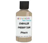 SCOOBYS PAINTS BACK IN THE MIX Touch Up Paint Compatible With Chrysler Sheriff Tan Py6675 Scratch Fix Automotive Beige Car (30Ml)