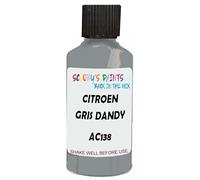 SCOOBYS PAINTS BACK IN THE MIX Touch Up Paint Compatible With Citroen Gris Dandy Ac138 Scratch Fix Automotive Grey Car (30Ml)
