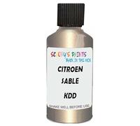 SCOOBYS PAINTS BACK IN THE MIX Touch Up Paint Compatible With Citroen Sable Bivouac Nacre Metallic Kdd Scratch Fix Automotive Beige Car (30Ml)