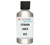 SCOOBYS PAINTS BACK IN THE MIX Touch Up Paint Compatible With Citroen Sable Metallic Ecz Scratch Fix Automotive Beige Car (30Ml)