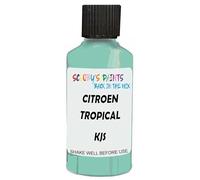 SCOOBYS PAINTS BACK IN THE MIX Touch Up Paint Compatible With Citroen Tropical Violet Metallic Kjs Scratch Fix Automotive Green Car (30Ml)
