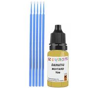 SCOOBYS PAINTS BACK IN THE MIX Touch Up Paint Compatible With Daihatsu Mustard Yellow Y06 Scratch Fix Automotive Car (10Ml)