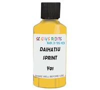 SCOOBYS PAINTS BACK IN THE MIX Touch Up Paint Compatible With Daihatsu Sprint Yellow Y01 Scratch Fix Automotive Car (30Ml)