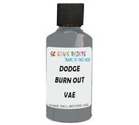 SCOOBYS PAINTS BACK IN THE MIX Touch Up Paint Compatible With Dodge Burn Out Grey Vae Scratch Fix Automotive Car (30Ml)