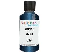 SCOOBYS PAINTS BACK IN THE MIX Touch Up Paint Compatible With Dodge Dark Spectrum Blue Metallic Jb6 Scratch Fix Automotive Car (30Ml)