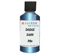 SCOOBYS PAINTS BACK IN THE MIX Touch Up Paint Compatible With Dodge Dark Spectrum Blue Metallic Pb6 Scratch Fix Automotive Car (30Ml)