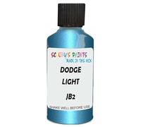 SCOOBYS PAINTS BACK IN THE MIX Touch Up Paint Compatible With Dodge Light Spectrum Blue Metallic Jb2 Scratch Fix Automotive Car (30Ml)