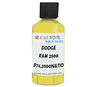 SCOOBYS PAINTS BACK IN THE MIX Touch Up Paint Compatible With Dodge Ram 2500 P74,3500National Fire Safety Yellow Scratch Fix Automotive Car (30Ml)