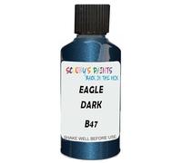 SCOOBYS PAINTS BACK IN THE MIX Touch Up Paint Compatible With Eagle Dark Spectrum Blue Metallic B47 Scratch Fix Automotive Car (30Ml)