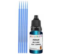 SCOOBYS PAINTS BACK IN THE MIX Touch Up Paint Compatible With Ferrari Blu Abu Dhabi Pearl 526/226954 Scratch Fix Automotive Blue Car (10Ml)
