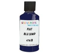 SCOOBYS PAINTS BACK IN THE MIX Touch Up Paint Compatible With Fiat Blu Jump 476/B Scratch Fix Automotive Blue Car (30Ml)