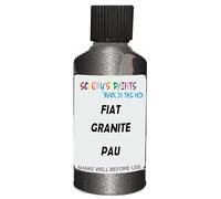 SCOOBYS PAINTS BACK IN THE MIX Touch Up Paint Compatible With Fiat Granite Crystal Pearl Metallic Pau Scratch Fix Automotive Grey Car (30Ml)