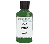 SCOOBYS PAINTS BACK IN THE MIX Touch Up Paint Compatible With Fiat Verde Tasmania Metallic 389/A Scratch Fix Automotive Green Car (30Ml)