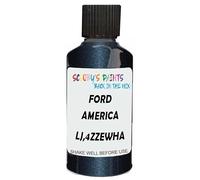SCOOBYS PAINTS BACK IN THE MIX Touch Up Paint Compatible With Ford America Darkened Bronze Pearl Lj,4Zzewha Scratch Fix Automotive Blue Car (30Ml)