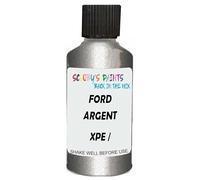 SCOOBYS PAINTS BACK IN THE MIX Touch Up Paint Compatible With Ford Argent Metallic Xpe/Xpecwha Scratch Fix Automotive Grey Car (30Ml)