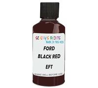 SCOOBYS PAINTS BACK IN THE MIX Touch Up Paint Compatible With Ford Black Red Eft Scratch Fix Automotive Car (30Ml)