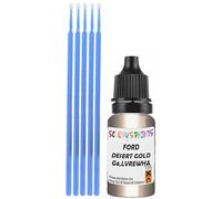 SCOOBYS PAINTS BACK IN THE MIX Touch Up Paint Compatible With Ford Desert Gold Metallic G6,Lvrewha Scratch Fix Automotive Car (10Ml)