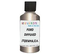 SCOOBYS PAINTS BACK IN THE MIX Touch Up Paint Compatible With Ford Diffused Silver Metallic Jtqewha,E,8,W,Fk Scratch Fix Automotive Car (30Ml)