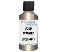 SCOOBYS PAINTS BACK IN THE MIX Touch Up Paint Compatible With Ford Diffused Silver Metallic Jtqewha/E,8,W,Fk Scratch Fix Automotive Car (30Ml)
