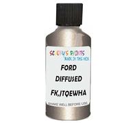 SCOOBYS PAINTS BACK IN THE MIX Touch Up Paint Compatible With Ford Diffused Silver Pearl Metallic Fk,Jtqewha Scratch Fix Automotive Car (30Ml)