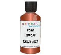 SCOOBYS PAINTS BACK IN THE MIX Touch Up Paint Compatible With Ford Europe Ourneo Connect Dark Rue Blue T,Klzawwa Scratch Fix Automotive Orange Car (30Ml)