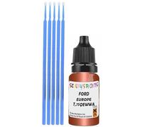 SCOOBYS PAINTS BACK IN THE MIX Touch Up Paint Compatible With Ford Europe Ourneo Connect Marmalade Metallic T,7Sqewwa Scratch Fix Automotive Orange Car (10Ml)