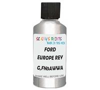 SCOOBYS PAINTS BACK IN THE MIX Touch Up Paint Compatible With Ford Europe Rey Matter G,Fn5Awwa Scratch Fix Automotive Silver Car (30Ml)