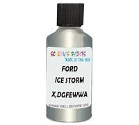 SCOOBYS PAINTS BACK IN THE MIX Touch Up Paint Compatible With Ford Ice Storm Metallic X,Dgfewwa Scratch Fix Automotive Grey Car (30Ml)
