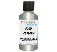 SCOOBYS PAINTS BACK IN THE MIX Touch Up Paint Compatible With Ford Ice Storm Metallic Yq,Dgrewwa Scratch Fix Automotive Grey Car (30Ml)