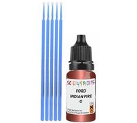SCOOBYS PAINTS BACK IN THE MIX Touch Up Paint Compatible With Ford Indian Fire O Scratch Fix Automotive Red Car (10Ml)
