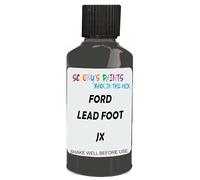 SCOOBYS PAINTS BACK IN THE MIX Touch Up Paint Compatible With Ford Lead Foot Gray Jx Scratch Fix Automotive Grey Car (30Ml)