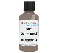 SCOOBYS PAINTS BACK IN THE MIX Touch Up Paint Compatible With Ford Light Saddle Pearl Dz,Depewha Scratch Fix Automotive Brown Car (30Ml)