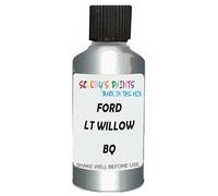 SCOOBYS PAINTS BACK IN THE MIX Touch Up Paint Compatible With Ford Lt Willow Bq Scratch Fix Automotive Silver Car (30Ml)