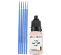 SCOOBYS PAINTS BACK IN THE MIX Touch Up Paint Compatible With Ford Mary Kay Pink Cqt Scratch Fix Automotive Car (10Ml)