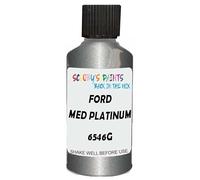 SCOOBYS PAINTS BACK IN THE MIX Touch Up Paint Compatible With Ford Med Platinum Um 6546G Scratch Fix Automotive Silver Car (30Ml)