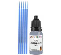 SCOOBYS PAINTS BACK IN THE MIX Touch Up Paint Compatible With Ford Mistral Blue 3Kp Scratch Fix Automotive Car (10Ml)