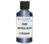 SCOOBYS PAINTS BACK IN THE MIX Touch Up Paint Compatible With Ford Mistral Blue C,Xs2005A Scratch Fix Automotive Car (30Ml)