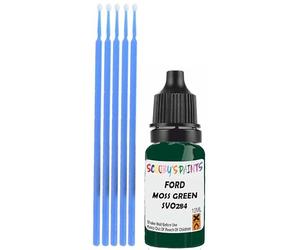 SCOOBYS PAINTS BACK IN THE MIX Touch Up Paint Compatible With Ford Moss Green Ral6005 Svo284 Scratch Fix Automotive Car (10Ml)
