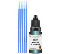 SCOOBYS PAINTS BACK IN THE MIX Touch Up Paint Compatible With Ford Neptune Green Metallic C,2Kqwwa Scratch Fix Automotive Car (10Ml)
