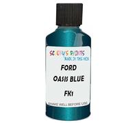 SCOOBYS PAINTS BACK IN THE MIX Touch Up Paint Compatible With Ford Oasis Blue Metallic Fk1 Scratch Fix Automotive Car (30Ml)