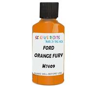 SCOOBYS PAINTS BACK IN THE MIX Touch Up Paint Compatible With Ford Orange Fury M7409 Scratch Fix Automotive Car (30Ml)