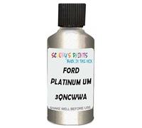 SCOOBYS PAINTS BACK IN THE MIX Touch Up Paint Compatible With Ford Platinum Um 3Qncwwa Scratch Fix Automotive Silver Car (30Ml)