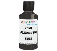 SCOOBYS PAINTS BACK IN THE MIX Touch Up Paint Compatible With Ford Platinum Um Ybwa Scratch Fix Automotive Silver Car (30Ml)