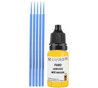 SCOOBYS PAINTS BACK IN THE MIX Touch Up Paint Compatible With Ford Service Master Yellow Mx7081238 Scratch Fix Automotive Car (10Ml)